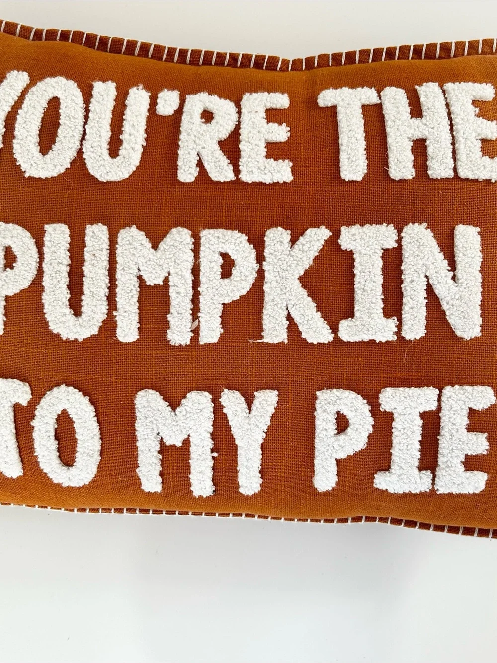 'You're the Pumpkin to My Pie' Fall Decorative Accent Pillow